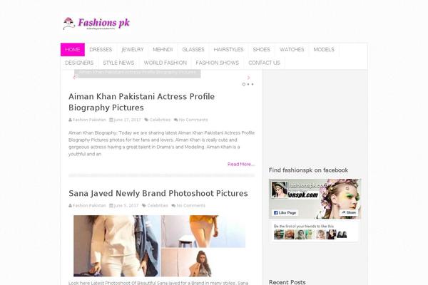 WordPress website example screenshot