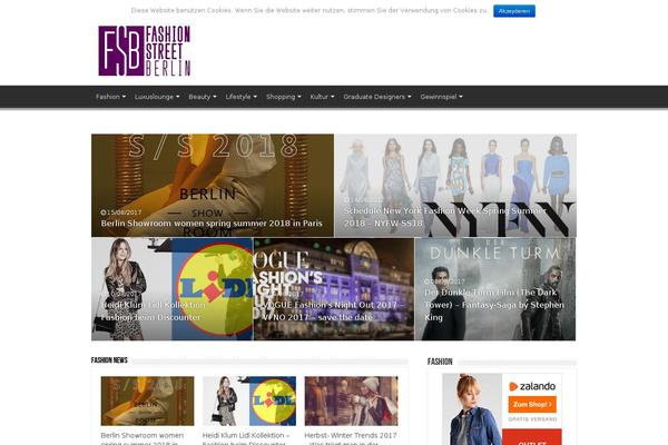 Sahifa theme site design template sample