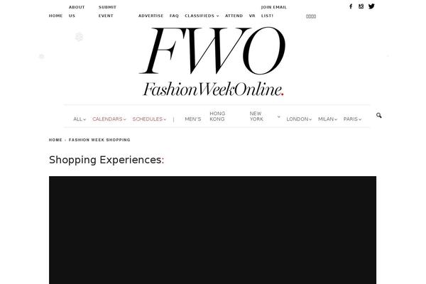 fashionweekshopping.com site used Fwo2.1