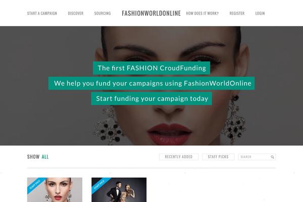fashionworldonline.info site used Fundify