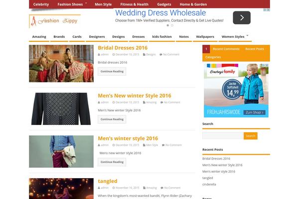 WordPress website example screenshot
