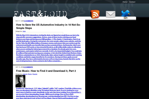 fastandloud.com site used Massiveloud