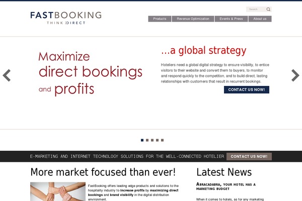 fastbooking.com site used D-edge