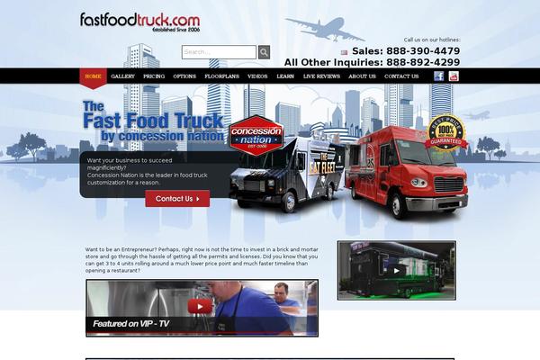 fastfoodtruck.com site used Bootstrap-child1