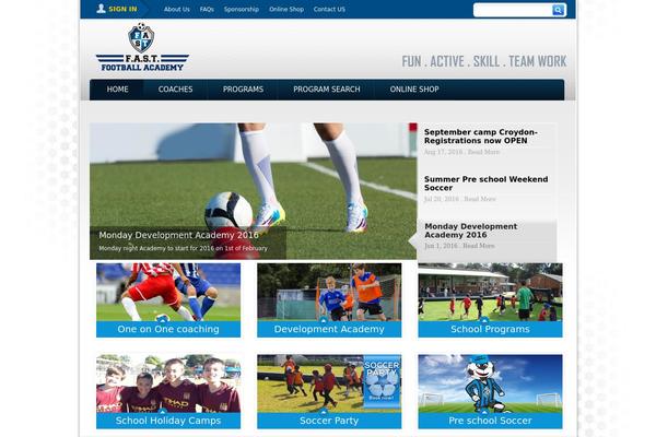 fastfootballacademy.com.au site used Fastfootball