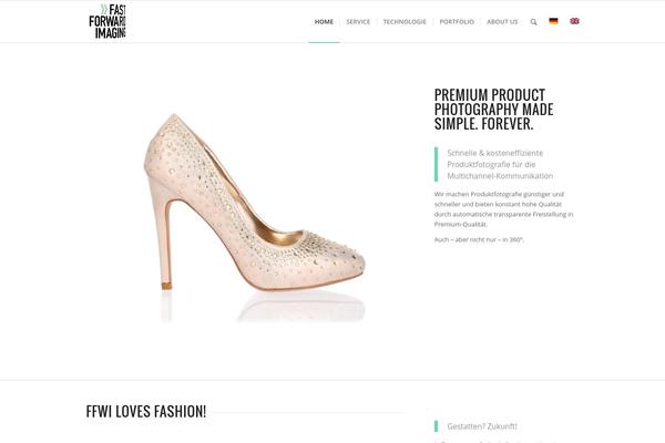 Enfold theme site design template sample