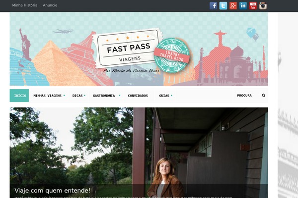 fastpassviagens.com.br site used Customizr