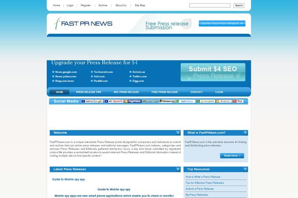 fastprnews.com site used Mindurge