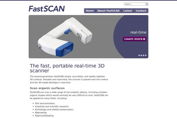 fastscan3d.com site used Silhouetteresponsivetheme