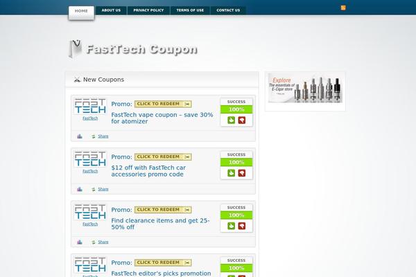 fasttechcoupon.com site used Fasttech