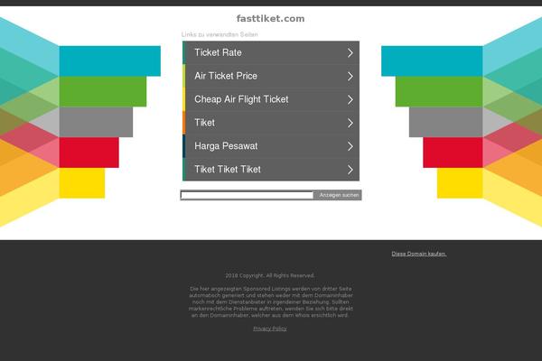 fasttiket.com site used Webevolution