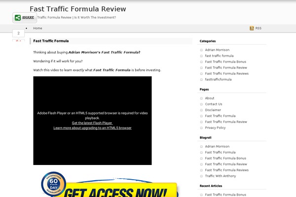 fasttrafficformula.net site used Nest