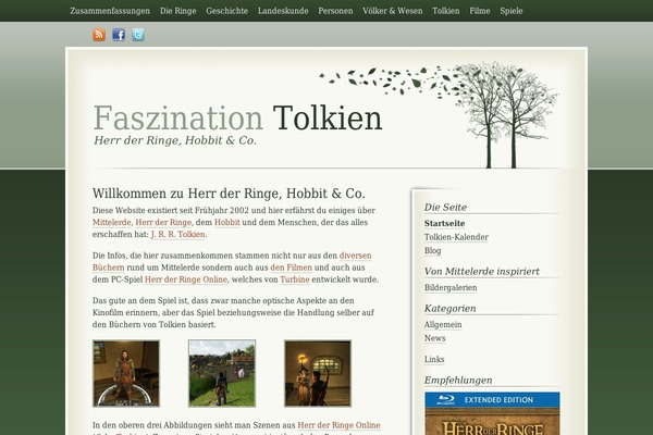 faszination-tolkien.de site used Hdr