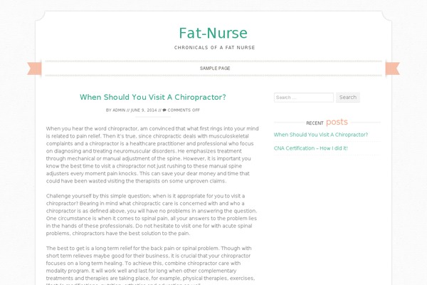 WordPress website example screenshot