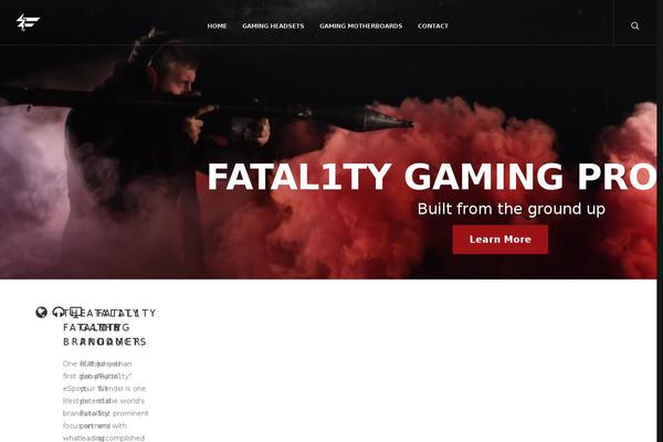 fatal1ty.com site used Fatal1ty-theme