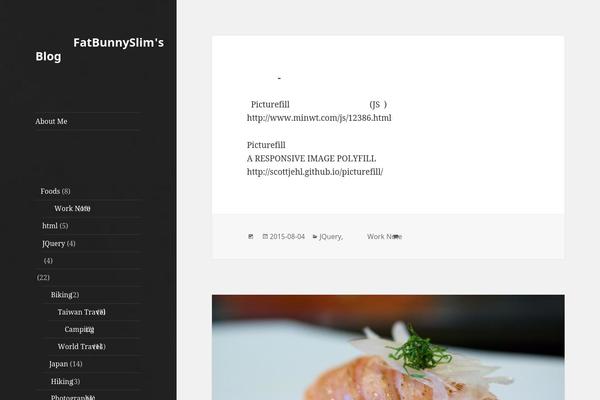 WordPress website example screenshot