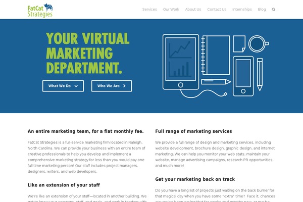 WordPress website example screenshot
