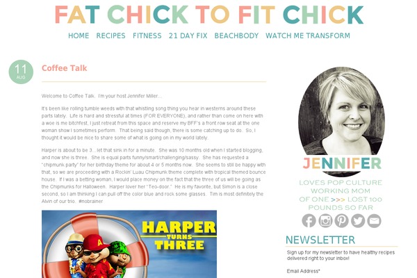WordPress website example screenshot