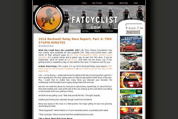 fatcyclist.com site used Clydesdale
