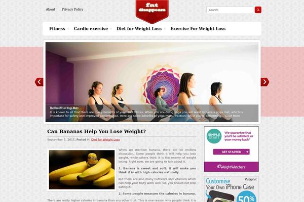 Happyfood theme site design template sample