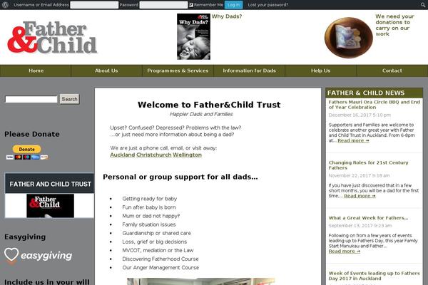 fatherandchild.org.nz site used Fatherchild-theme-v2