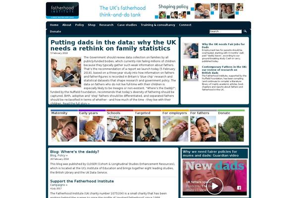 fatherhoodinstitute.org site used Fatherhood