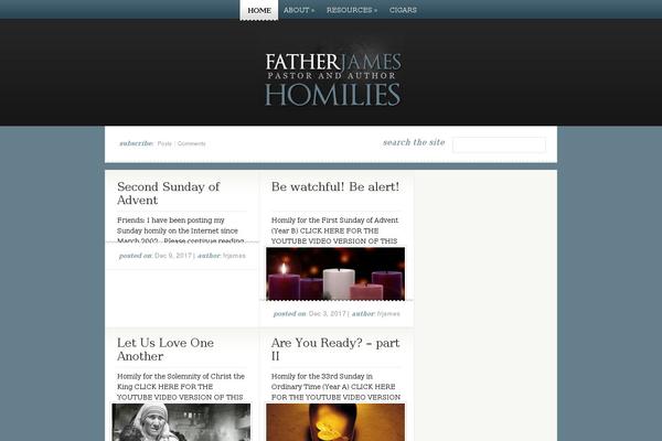 fatherjames.org site used eNews