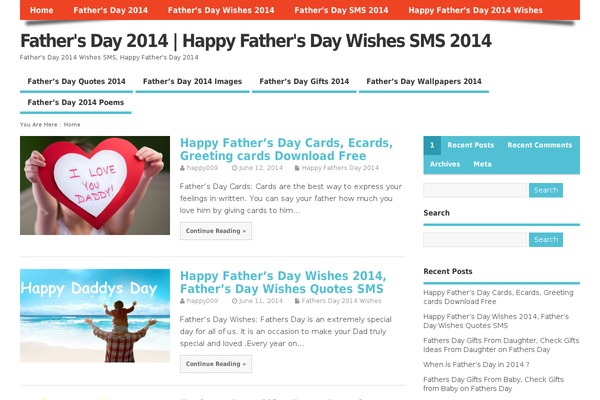 WordPress website example screenshot