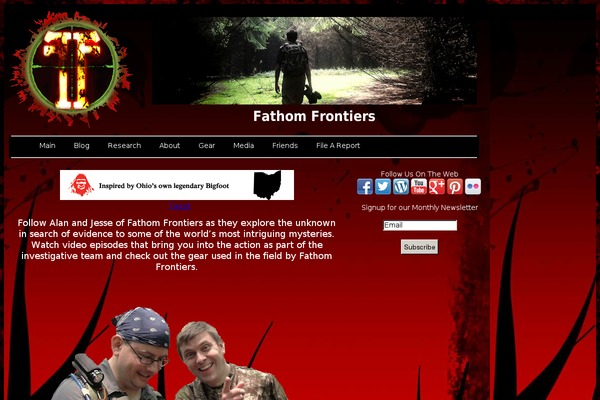 fathomfrontiers.com site used Clean-journal-pro
