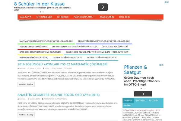 MesoColumn theme site design template sample