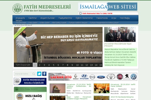 fatihmedreseleri.com site used Fatih