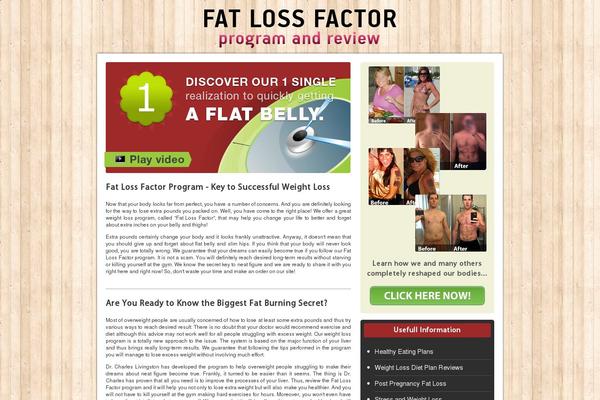 fatlossfactorsreviews.com site used Fatlossfactor