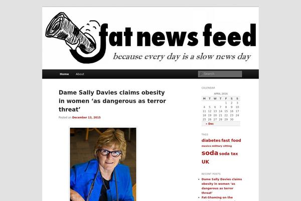 WordPress website example screenshot