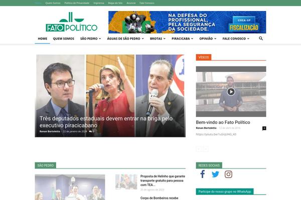 Newspaper theme site design template sample