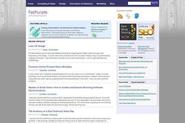 fatpurple.com site used Fatpurple