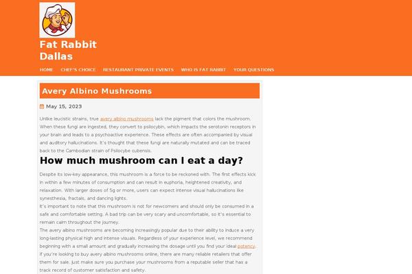 fatrabbitdallas.com site used Food-restaurant