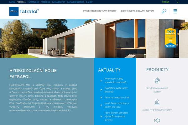 fatrafol.cz site used Fatra