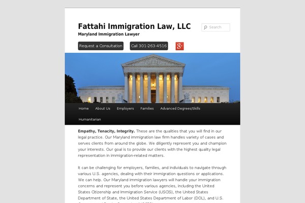 fattahi-law.com site used Lawyer-zone