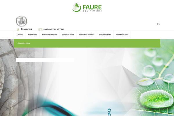faureequip.com site used Greenly-child