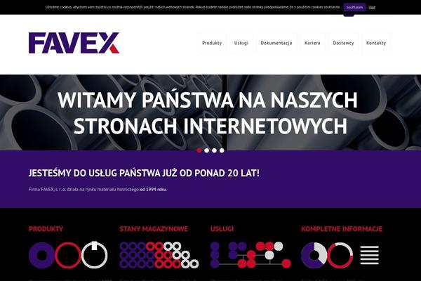 favex.cz theme websites examples
