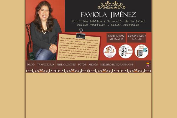 faviolajimenez.com site used Limawebs