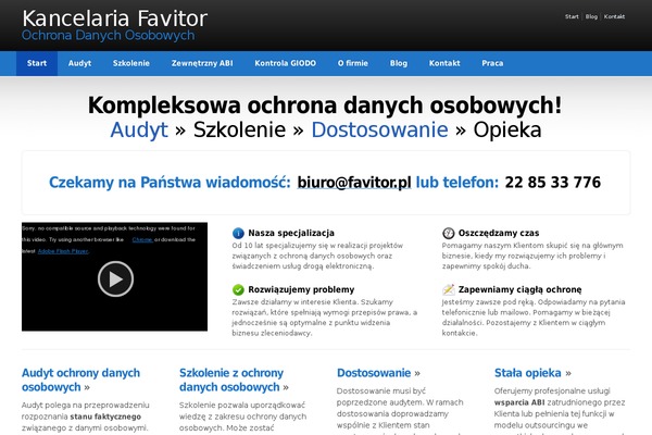 favitor.pl site used Vamtam-consulting