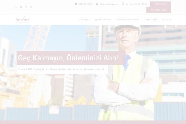 Construct theme site design template sample