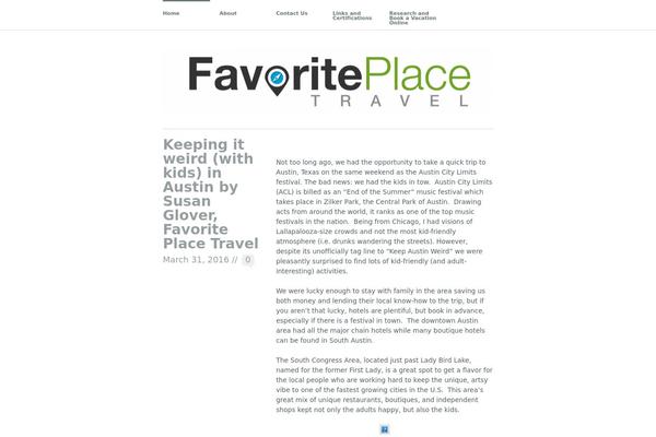 WordPress website example screenshot