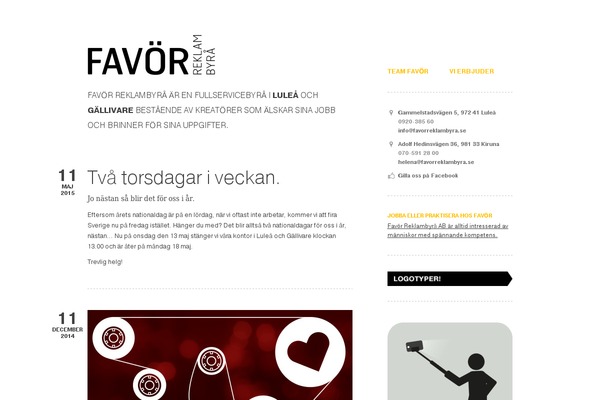 favorreklambyra.se site used Favorreklambyra-se