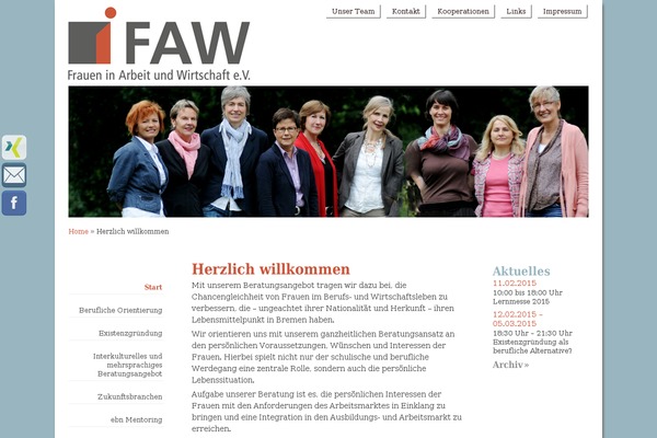 faw-bremen.de site used Faw