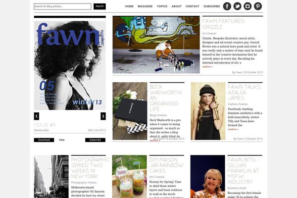 fawnmag.com site used Fawn