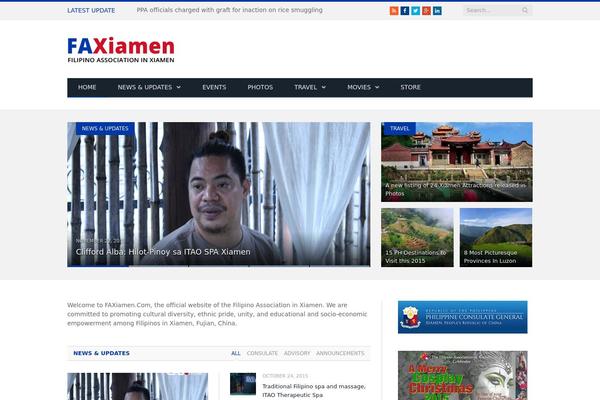 SmartMag theme site design template sample