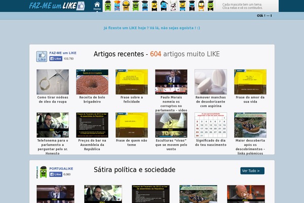 Site using Add Link to Facebook plugin