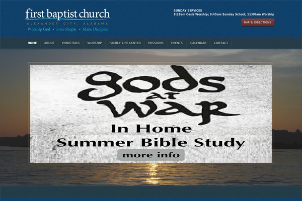 Gospel-wp theme site design template sample